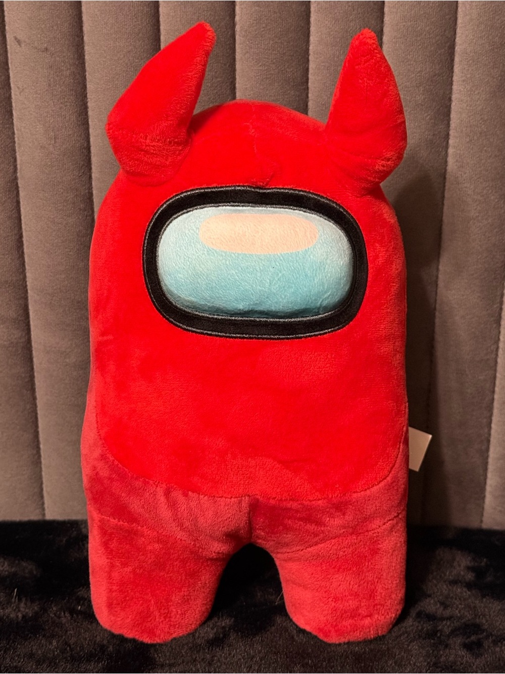 Among Us Red Devil Crewmate Plush Toikido YuMe Toys Horned Character Stuffed